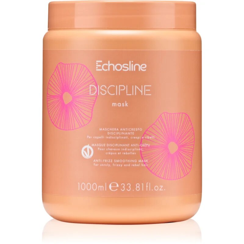 Echosline Discipline Mask maska pro nepoddajné a krepatějící se vlasy 1000 ml