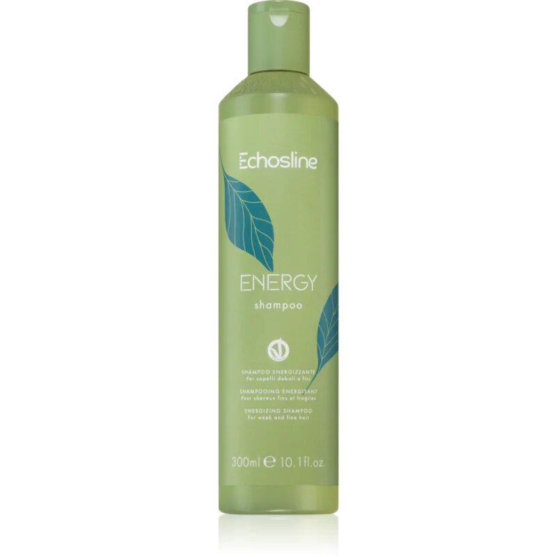 Echosline Energy Shampoo šampon pro slabé namáhané vlasy 300 ml