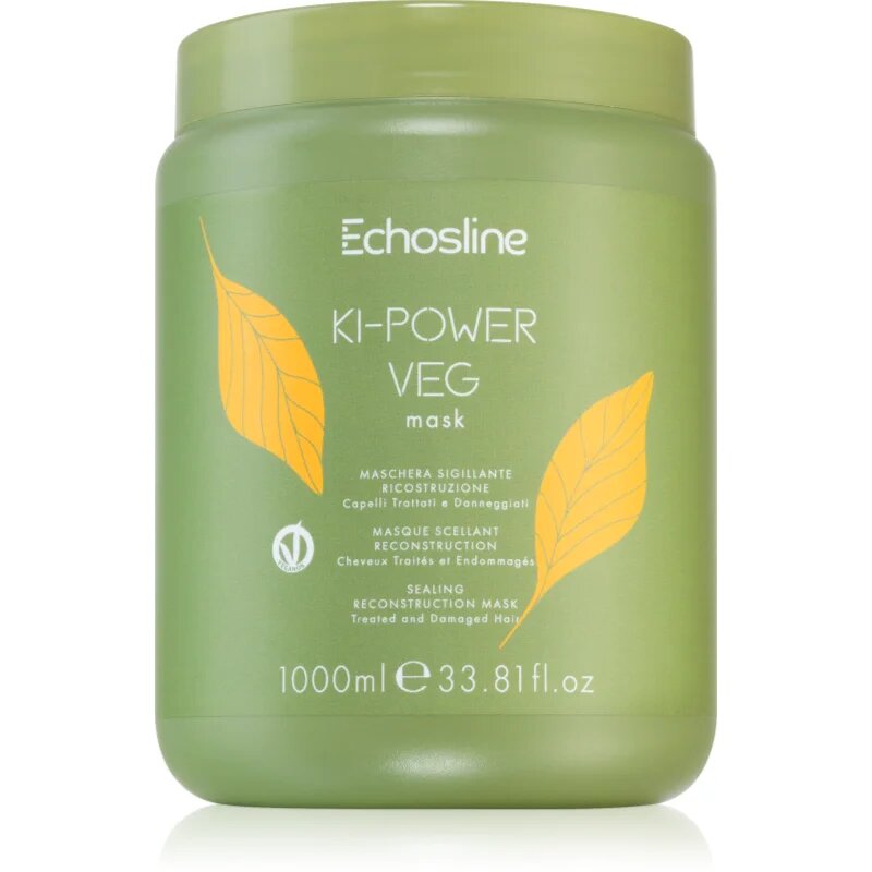 Echosline Ki-Power Veg Mask regenerační maska pro poškozené vlasy 1000 ml