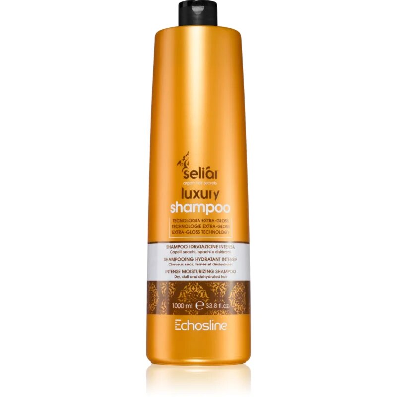Echosline Seliár Luxury hydratační šampon pro suché vlasy 1000 ml