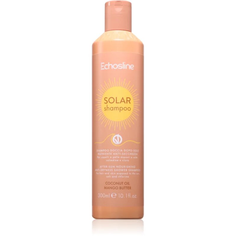 Echosline SOLAR Shampoo vyživující šampon pro vlasy namáhané sluncem 300 ml