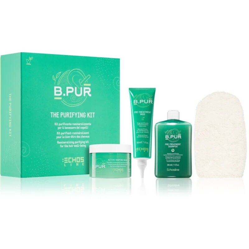 Echosline The Purifying Kit dárková sada pro suché a barvené vlasy 3 ks