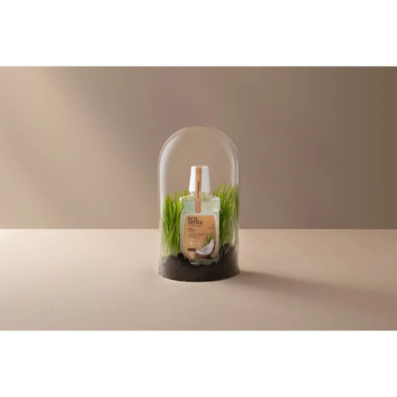 Ecodenta Cosmos Organic Minty Coconut ústní voda příchuť Coconut Aloe Vera Pepermint 500 ml