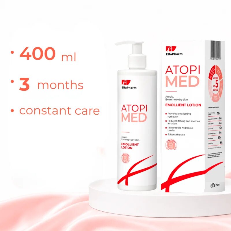 Elfa Pharm Intensive Cosmetic Atopi Med Emolienční mléko pro suchou až atopickou pokožku 400 ml