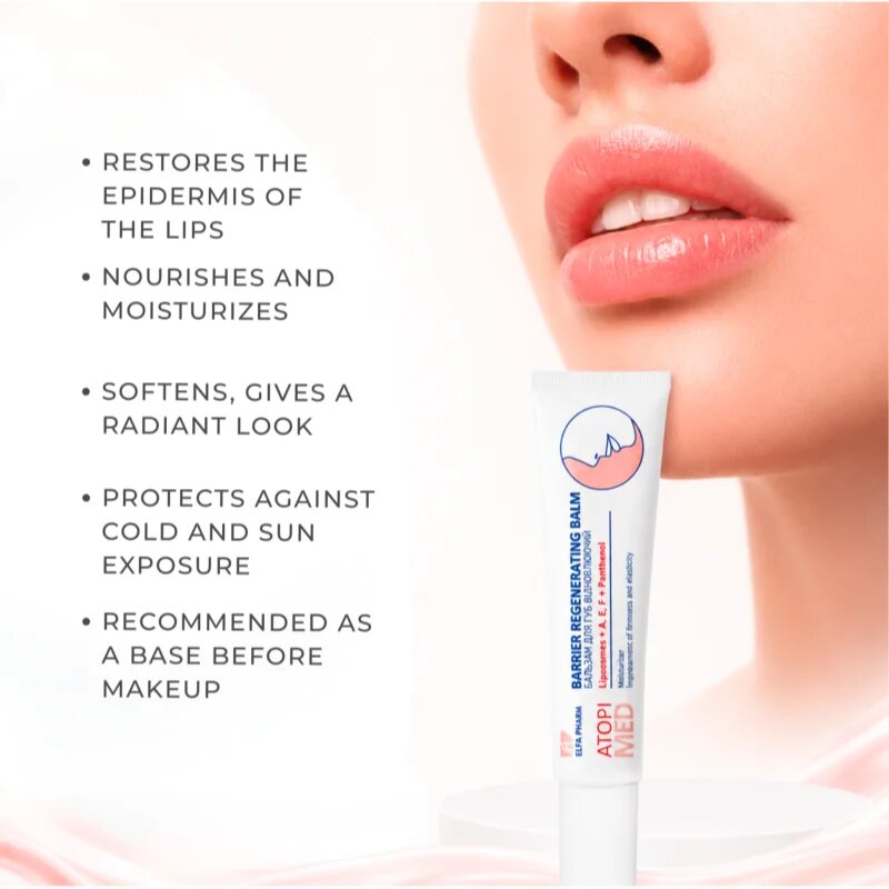 Elfa Pharm Intensive Cosmetic Atopi Med regenerační balzám na rty 15 ml
