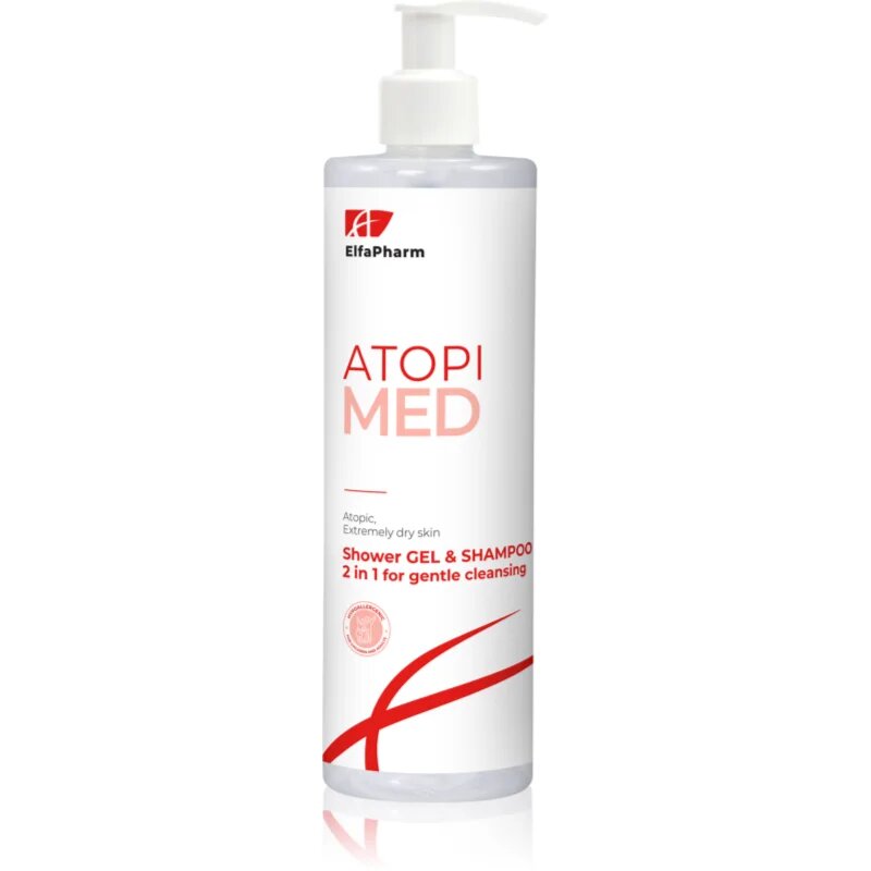 Elfa Pharm Intensive Cosmetic Atopi Med šampon a sprchový gel 2 v 1 pro suchou až atopickou pokožku 400 ml