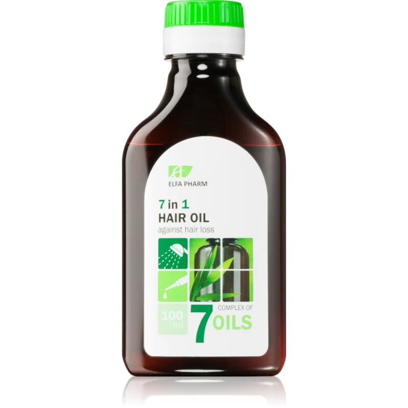 Elfa Pharm Intensive Cosmetic Complex Of 7 Oils 7in1 Hair Oil regenerační olej na vlasy proti padání vlasů 100 ml