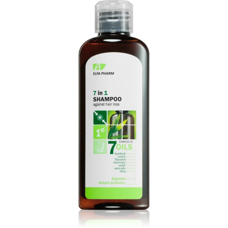 Elfa Pharm Intensive Cosmetic Complex Of 7 Oils 7in1 Shampoo šampon proti vypadávání vlasů 200 ml