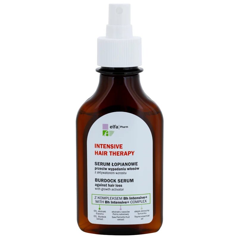 Elfa Pharm Intensive Cosmetic Intensive Hair Therapy Burdock Serum sérum proti padání vlasů s růstovým aktivátorem 100 ml