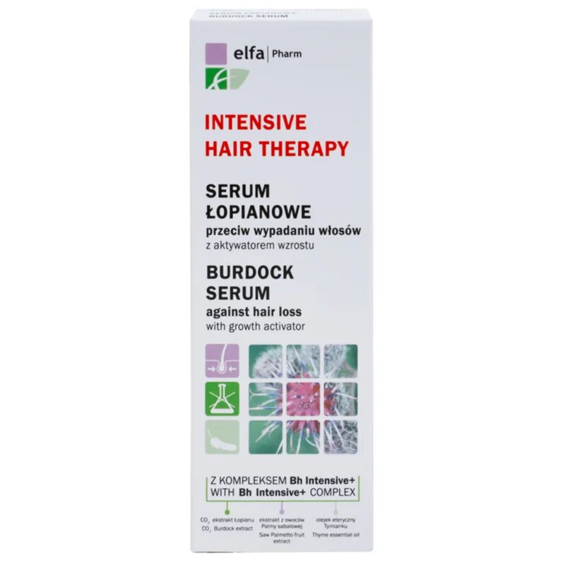 Elfa Pharm Intensive Cosmetic Intensive Hair Therapy Burdock Serum sérum proti padání vlasů s růstovým aktivátorem 100 ml