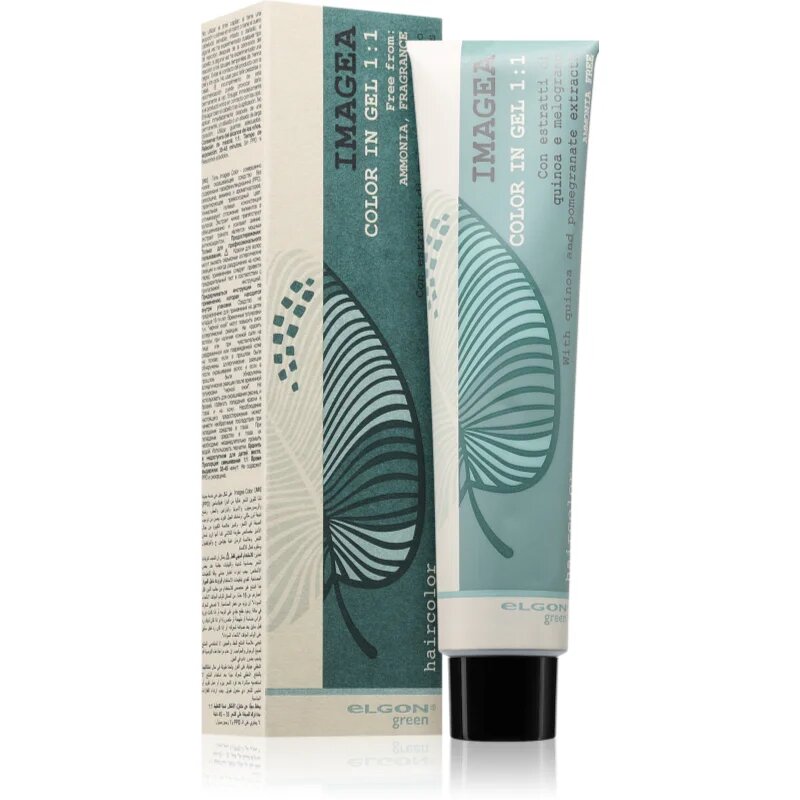 Elgon Green Imagea Color in Gel 1:1 barva na vlasy odstín 4 60 ml