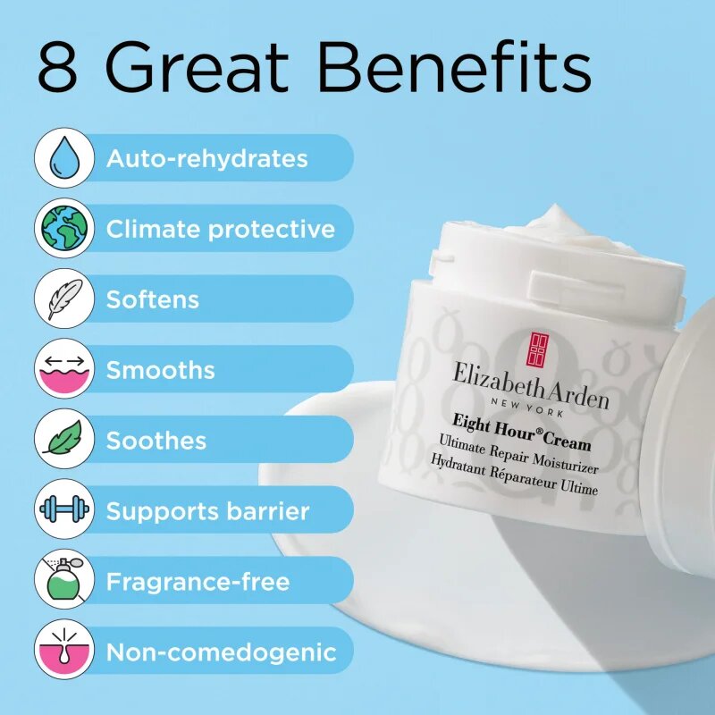 Elizabeth Arden Eight Hour Cream Ultimate Repair Moisturizer lehký hydratační krém na den 50 ml