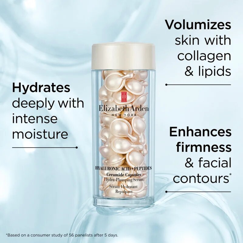 Elizabeth Arden Hyaluronic Acid + Peptides Ceramide pleťové sérum v kapslích s ceramidy a peptidy 90 cps