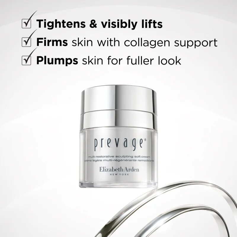 Elizabeth Arden Prevage Multi-Restorative Sculpting Soft Cream vyhlazující a rozjasňující krém 50 ml