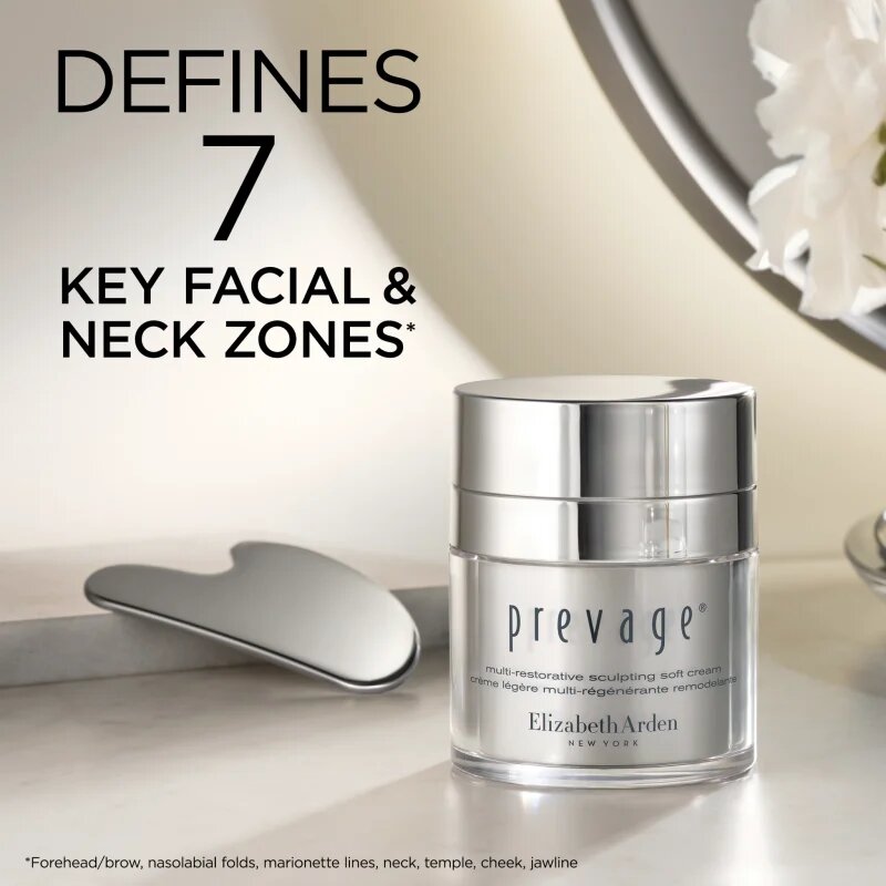 Elizabeth Arden Prevage Multi-Restorative Sculpting Soft Cream vyhlazující a rozjasňující krém 50 ml