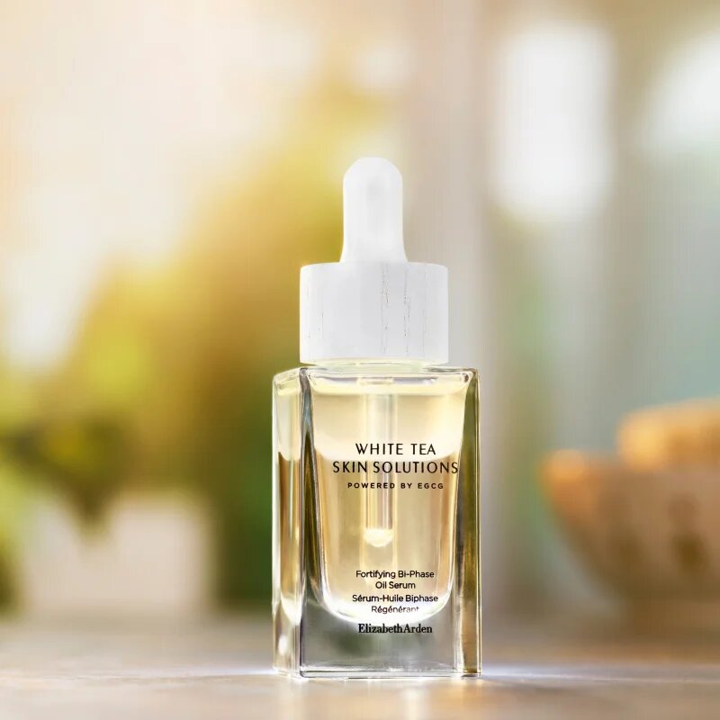 Elizabeth Arden White Tea Skin Solutions Fortifying Bi-phase Oil Serum olejové sérum pro dvoufázové ošetření pleti pro ženy 30 ml