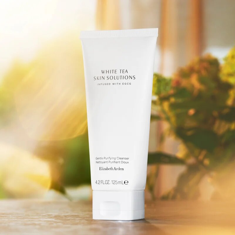 Elizabeth Arden White Tea Skin Solutions Gentle Purifying Cleanser jemný čisticí krém pro ženy 125 ml