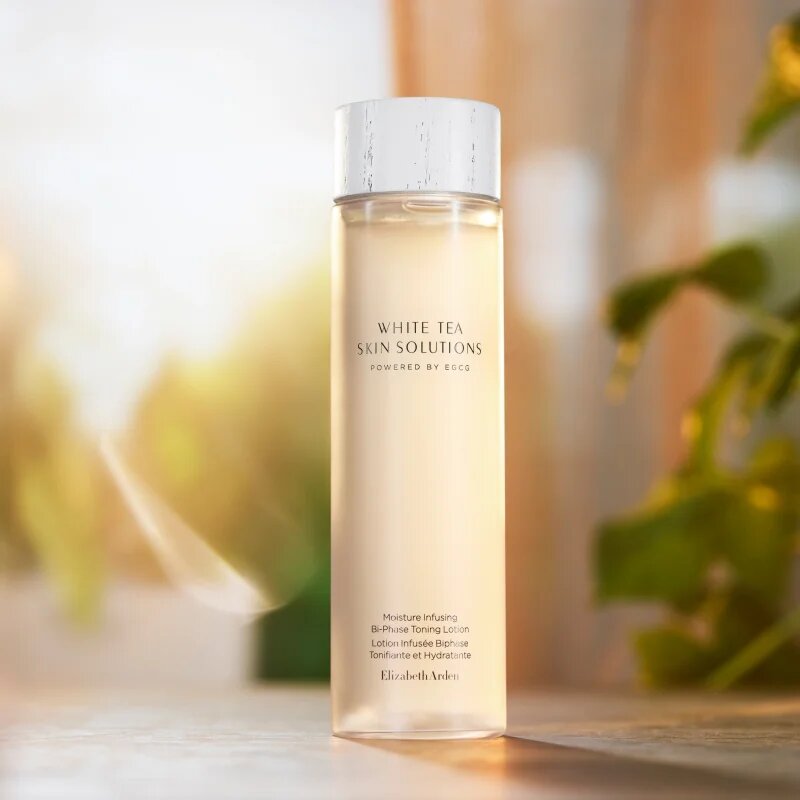 Elizabeth Arden White Tea Skin Solutions Moisture Infusing Bi-phase Toning Lotion hydratační tonikum pro dvoufázové ošetření pleti pro ženy 200 ml