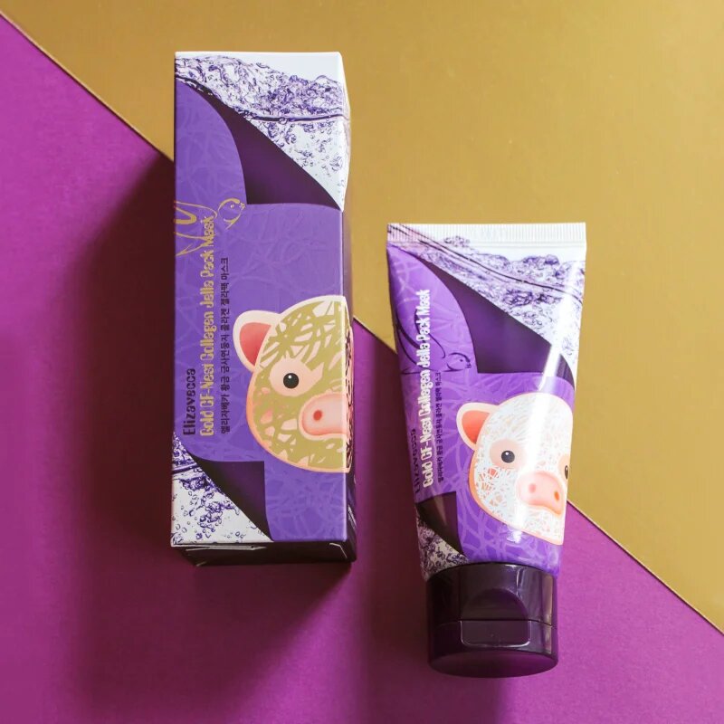 Elizavecca Gold CF-Nest Collagen Gella Pack kolagenová maska proti stárnutí a na zpevnění pleti 80 ml