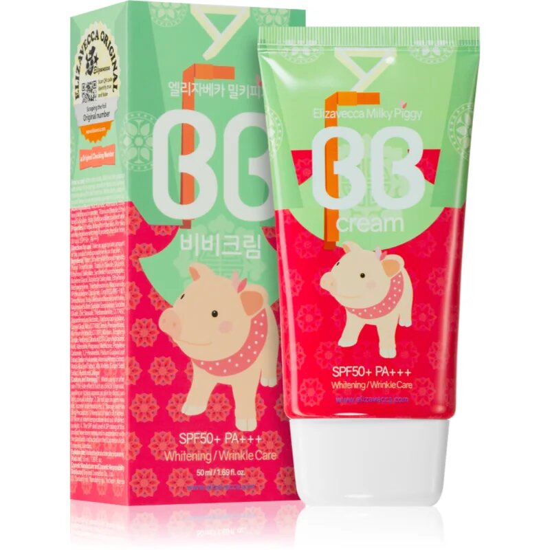 Elizavecca Milky Piggy BB Cream rozjasňující BB krém SPF 50+ 50 ml
