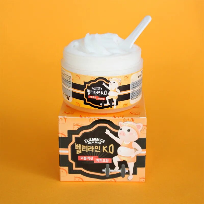 Elizavecca Milky Piggy Belly Line K.O Double Action Cream zpevňující krém na problémové partie 100 ml