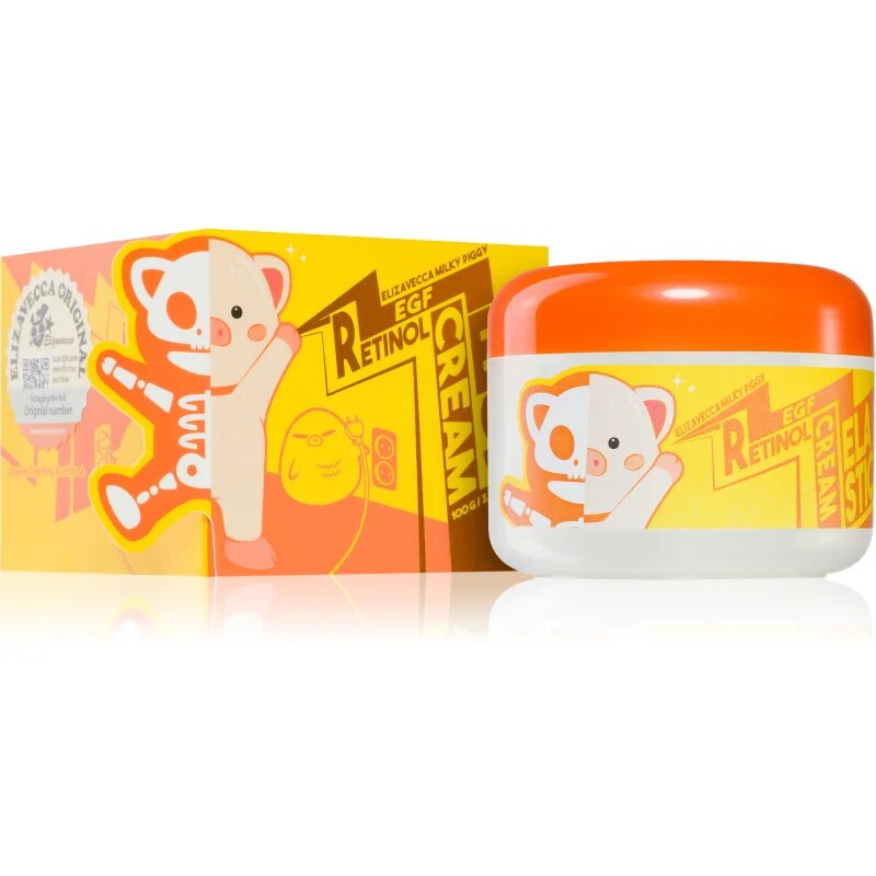 Elizavecca Milky Piggy EGF Elastic Retinol Cream hloubkově regenerační noční krém s retinolem 100 ml