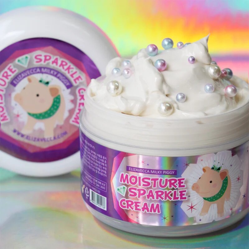 Elizavecca Milky Piggy Moisture Sparkle Cream rozjasňující hydratační krém 100 ml