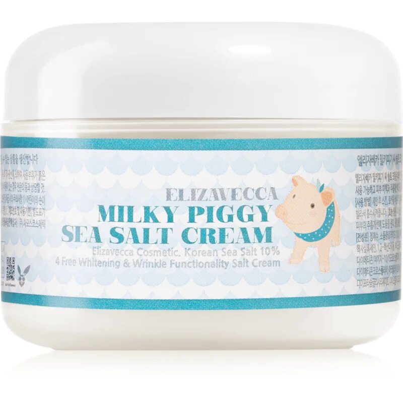 Elizavecca Milky Piggy Sea Salt Cream ochranný hydratační krém s obnovujícím účinkem 100 ml