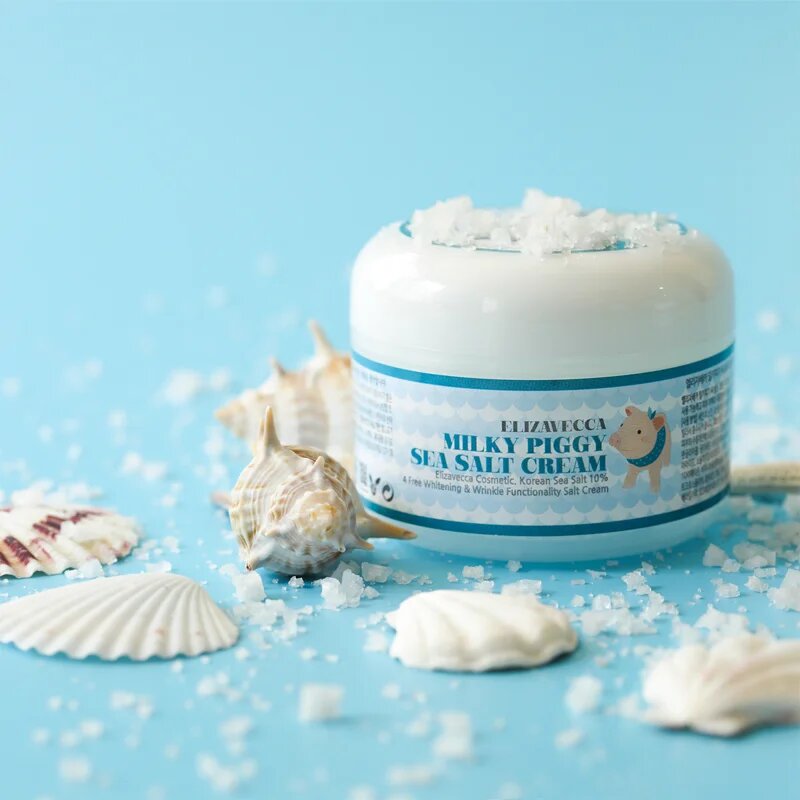 Elizavecca Milky Piggy Sea Salt Cream ochranný hydratační krém s obnovujícím účinkem 100 ml