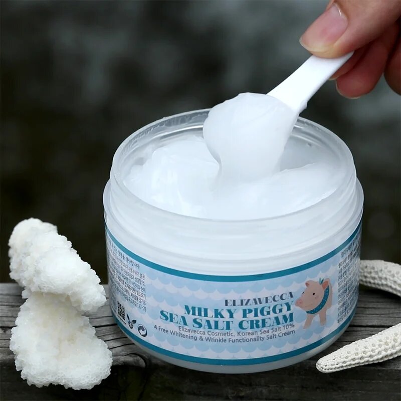 Elizavecca Milky Piggy Sea Salt Cream ochranný hydratační krém s obnovujícím účinkem 100 ml