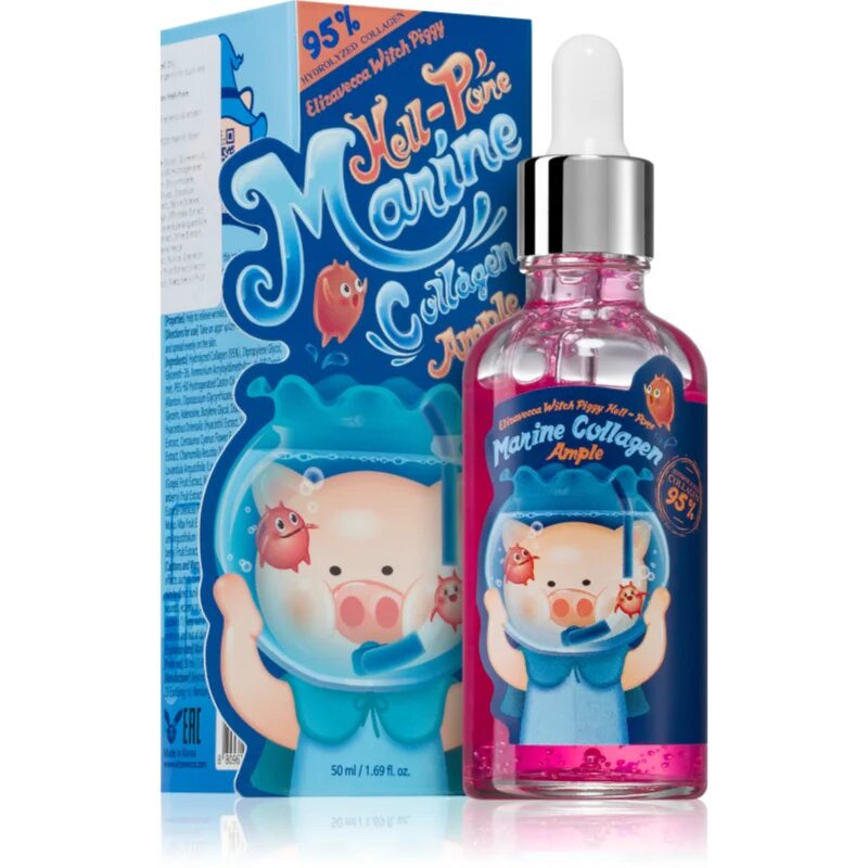 Elizavecca Witch Piggy Hell-Pore Marine Collagen Ample lehké sérum s vyhlazujícím efektem 50 ml