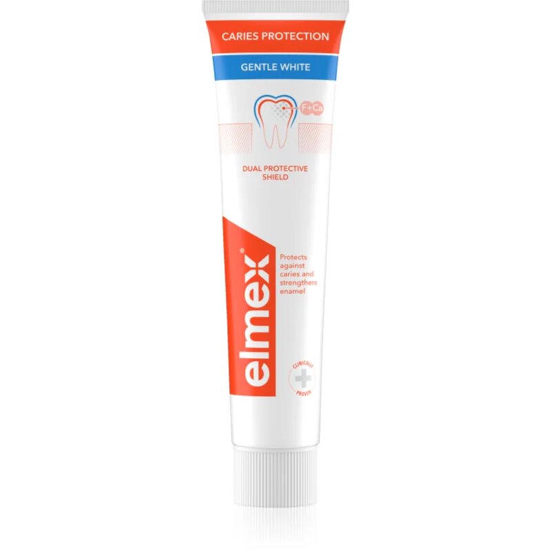 Elmex Caries Protection Gentle White bělicí zubní pasta s fluoridem 75 ml