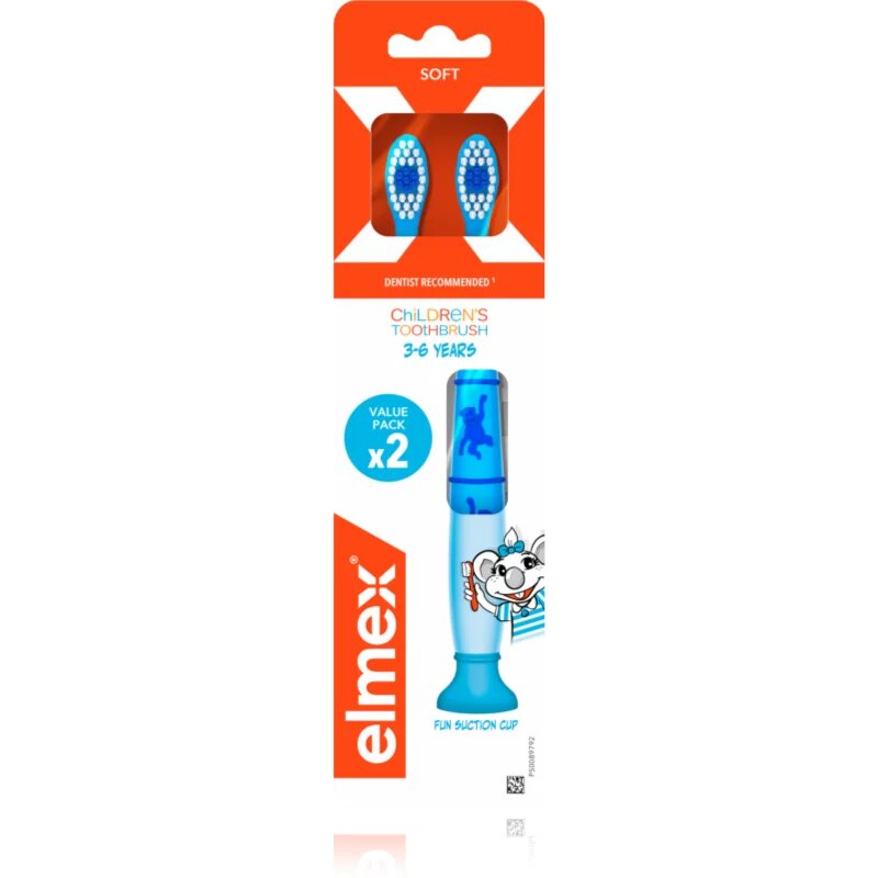 Elmex Children's Toothbrush zubní kartáček pro děti soft 3-6 years 2 ks