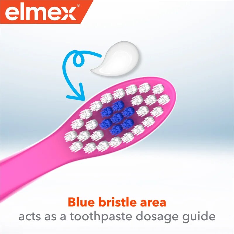 Elmex Children's Toothbrush zubní kartáček pro děti soft 3-6 years 2 ks