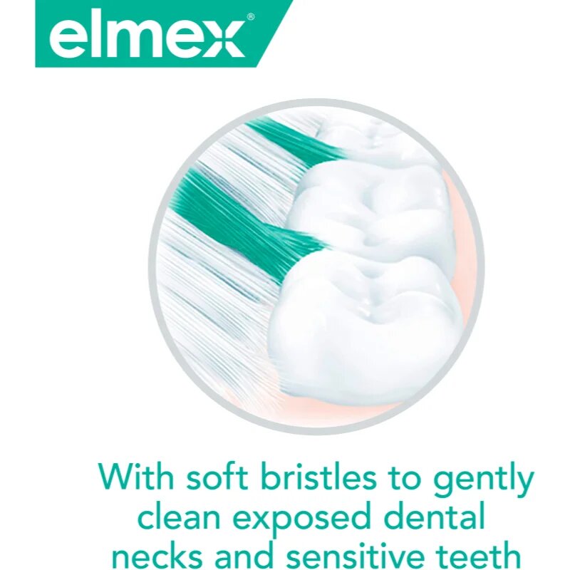 Elmex Sensitive zubní kartáček extra soft Green & Yellow 1 ks