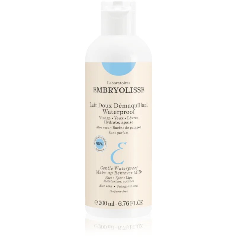 Embryolisse Lait Doux Démaquillant Waterproof hydratační odličovací mléko pro všechny typy pleti 200 ml