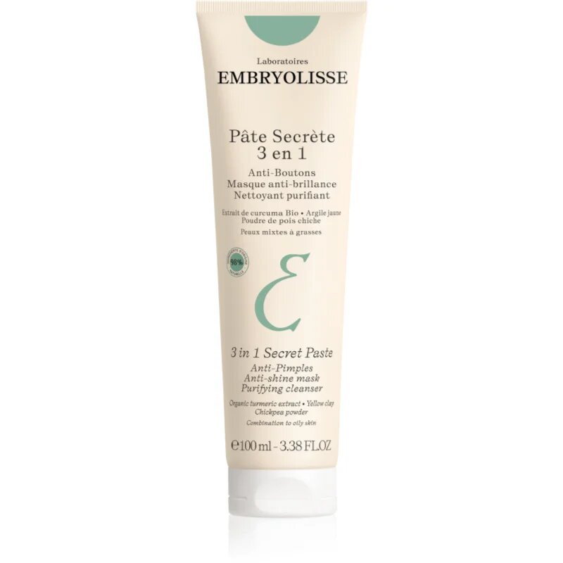 Embryolisse Pate Secrete 3 En 1 čisticí pleťová maska 3 v 1 100 ml