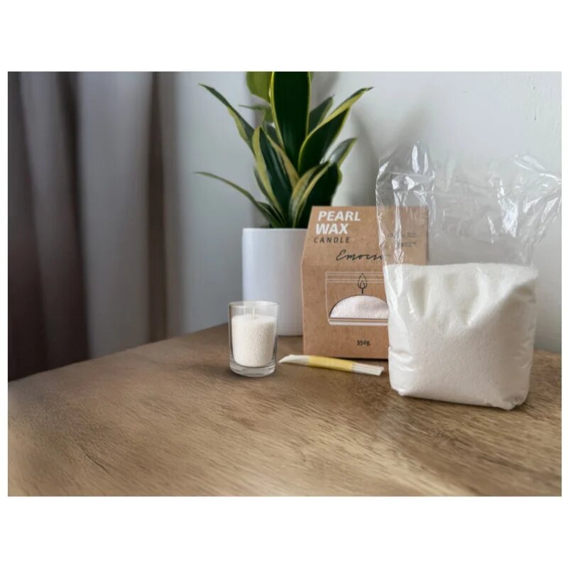 Emocio Pearl Wax White svíčka 350 g