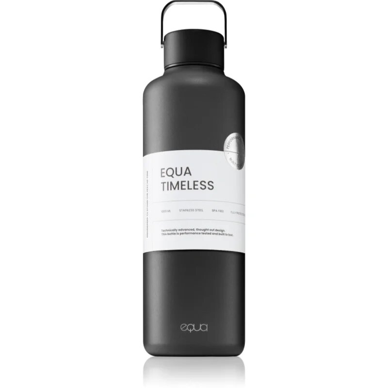 EQUA Timeless nerezová láhev na vodu barva Dark 1 ks