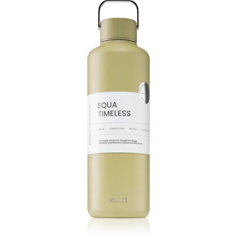 EQUA Timeless nerezová láhev na vodu barva Matcha 1 ks