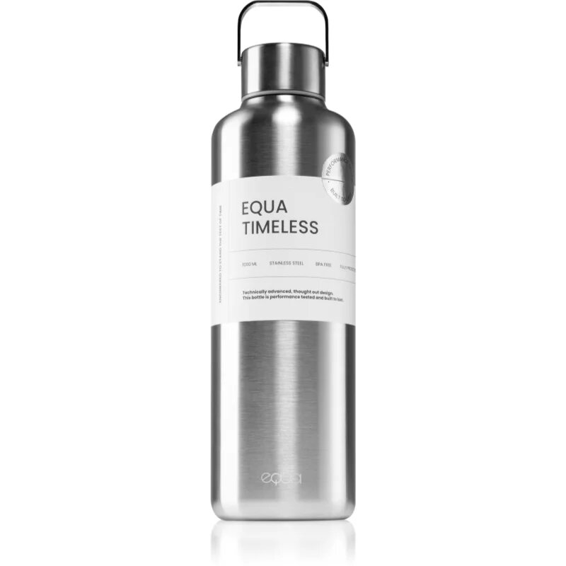 EQUA Timeless nerezová láhev na vodu barva Steel 1 ks