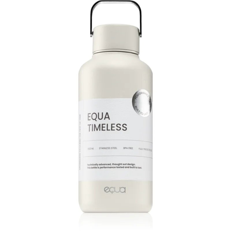 EQUA Timeless nerezová láhev na vodu malá barva Off White 1 ks