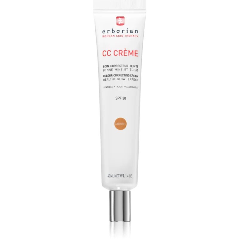 Erborian CC Crème Centella Asiatica CC krém pro jednotný tón pleti SPF 30 odstín Caramel 40 ml