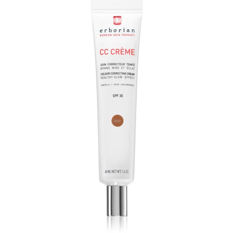 Erborian CC Crème Centella Asiatica CC krém pro jednotný tón pleti SPF 30 odstín Deep 40 ml