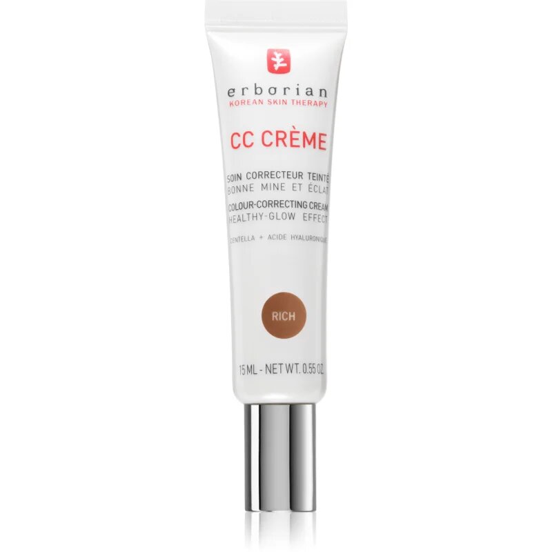 Erborian CC Crème Centella Asiatica CC krém pro jednotný tón pleti SPF 30 odstín Rich 15 ml