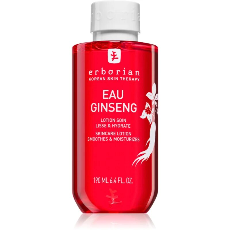 Erborian Ginseng Skincare Lotion hydratační pleťové tonikum pro rozjasnění a vyhlazení pleti 190 ml