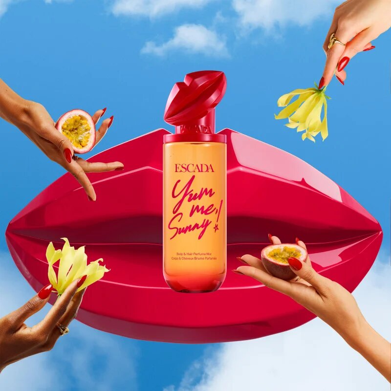 Escada Yum Me! Peachy Body & Hair Mist parfémovaná mlha na tělo a vlasy pro ženy 236 ml