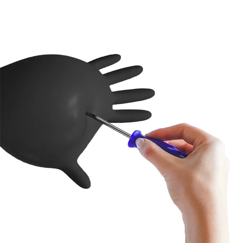Espeon Nitril Ideal3 Black nitrilové nepudrované rukavice velikost S 100 ks