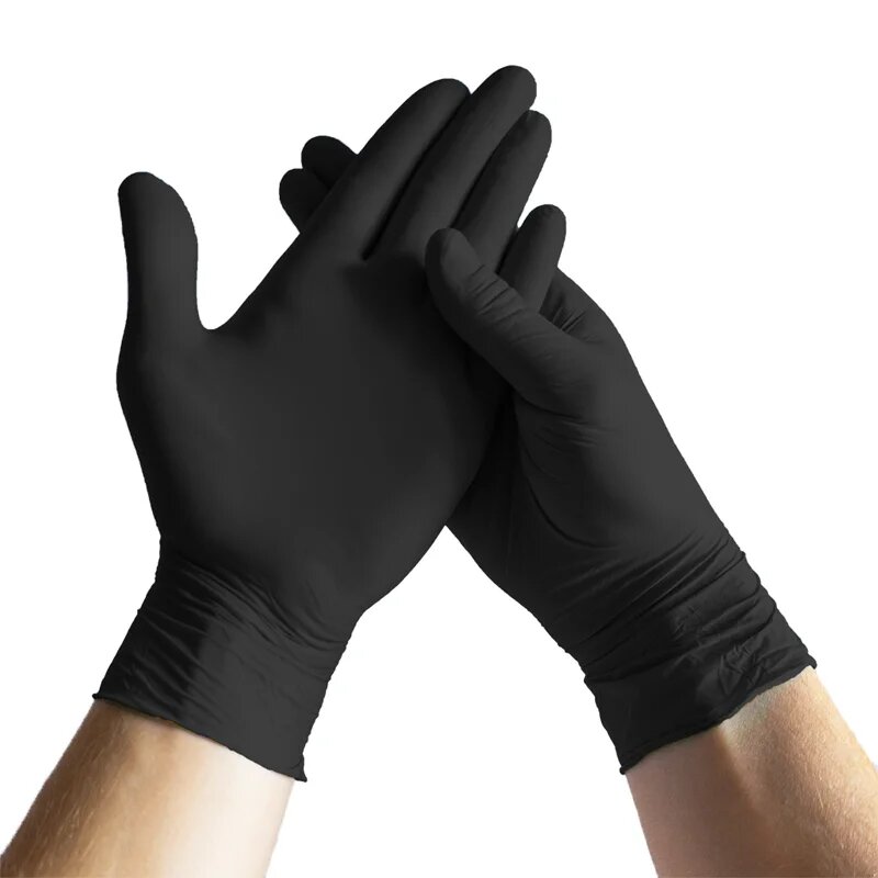 Espeon Nitril Ideal3 Black nitrilové nepudrované rukavice velikost XL 100 ks