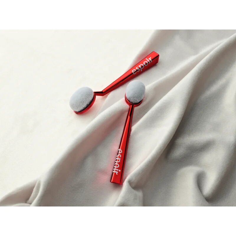 espoir Super Soft Face Brush kulatý štětec na make-up a podkladovou bázi 1 ks